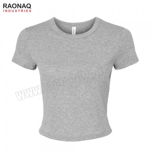 Women Micro Rib Baby Tee